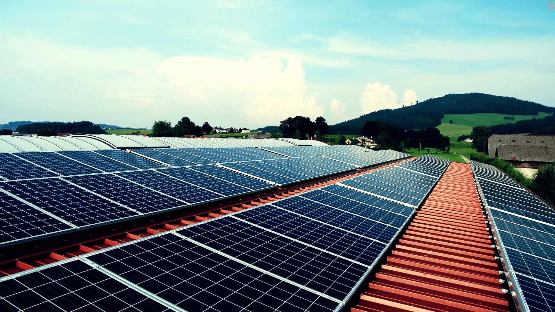 Rooftop solar panels